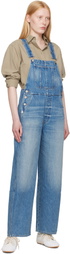 Citizens of Humanity Blue Freya Denim Overalls