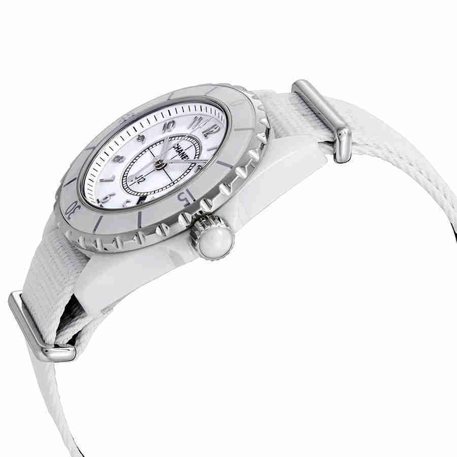 Chanel J12 White Dial Ladies Watch H4656