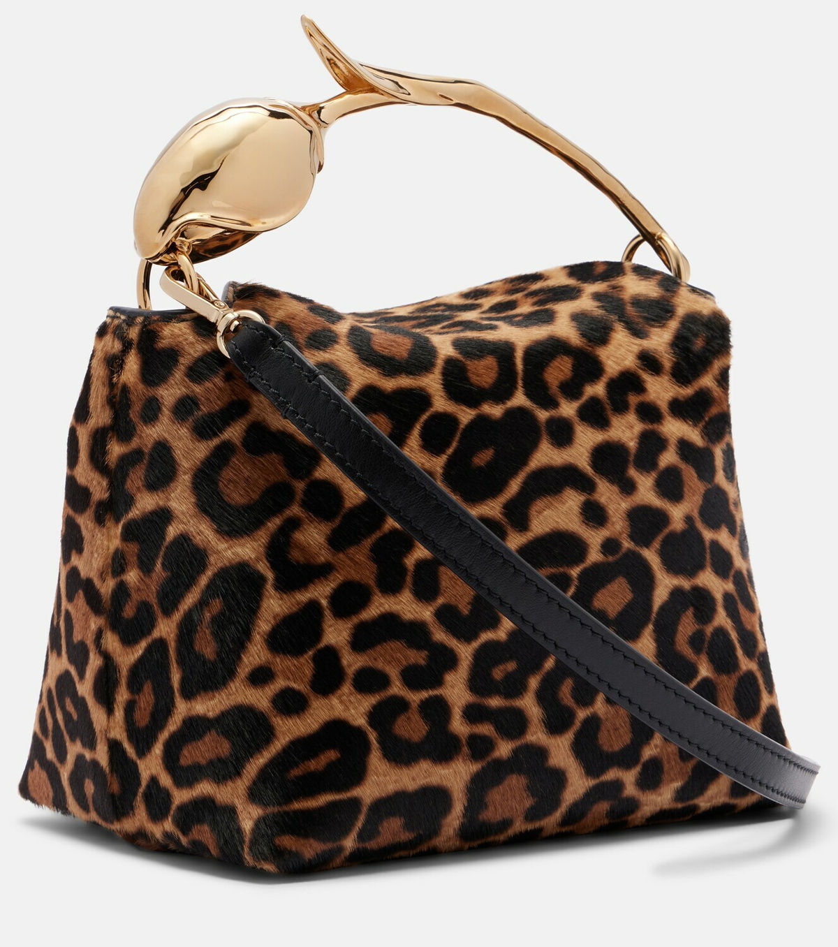 Erdem Bloom Mini calf hair top-handle bag