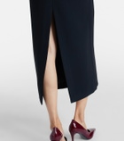 David Koma Embellished cady midi dress