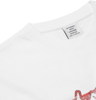 Vetements - The World Motorhead Oversized Printed Cotton-Jersey T-Shirt - White