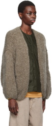 CASEY CASEY Khaki Oversized Cardigan