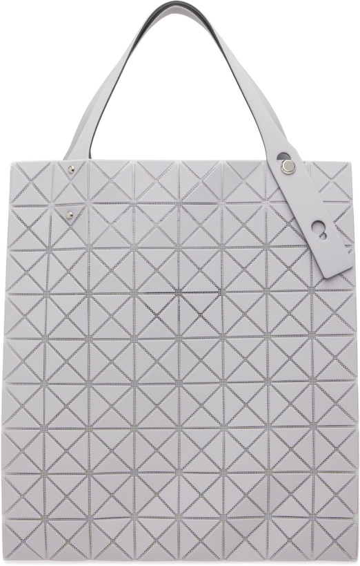 Photo: BAO BAO ISSEY MIYAKE Gray Prism Plus Tote