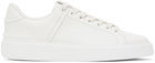 Balmain White B-Court Sneakers