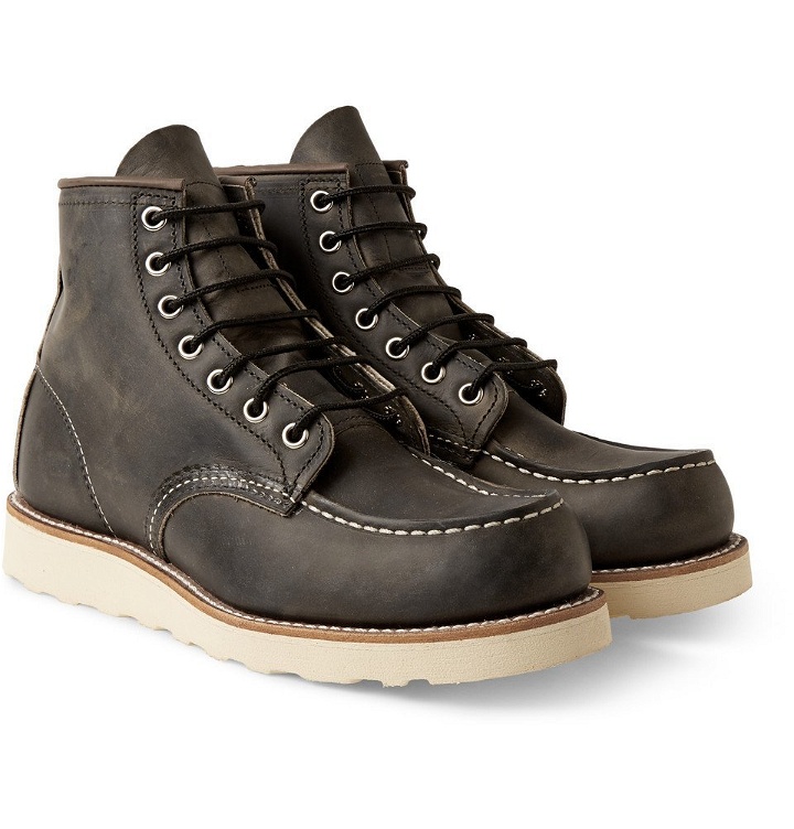 Photo: Red Wing Shoes - 8890 Moc Leather Boots - Men - Gray