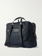 Bleu de Chauffe - Sac Voyage Leather-Trimmed Waxed Cotton-Canvas Weekend Bag - Black