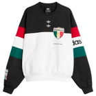 Adidas x Willy Chavarria Crew Sweat in Black/White