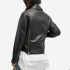Undercover Women's Leather Biker Jacket in Black