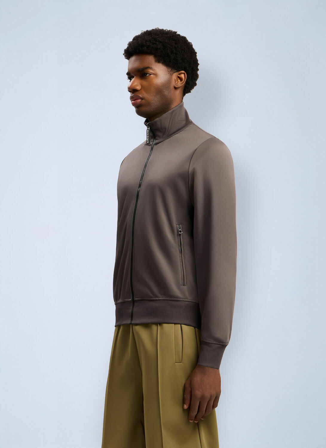 Palm Angels Back Curved Logo Track Jacket