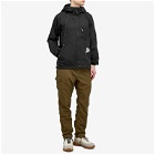 and wander Men's Breathable Ripstop Hooded Jacket in Black