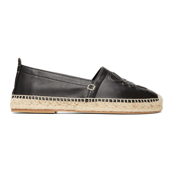 Photo: Loewe Black Anagram Espadrilles