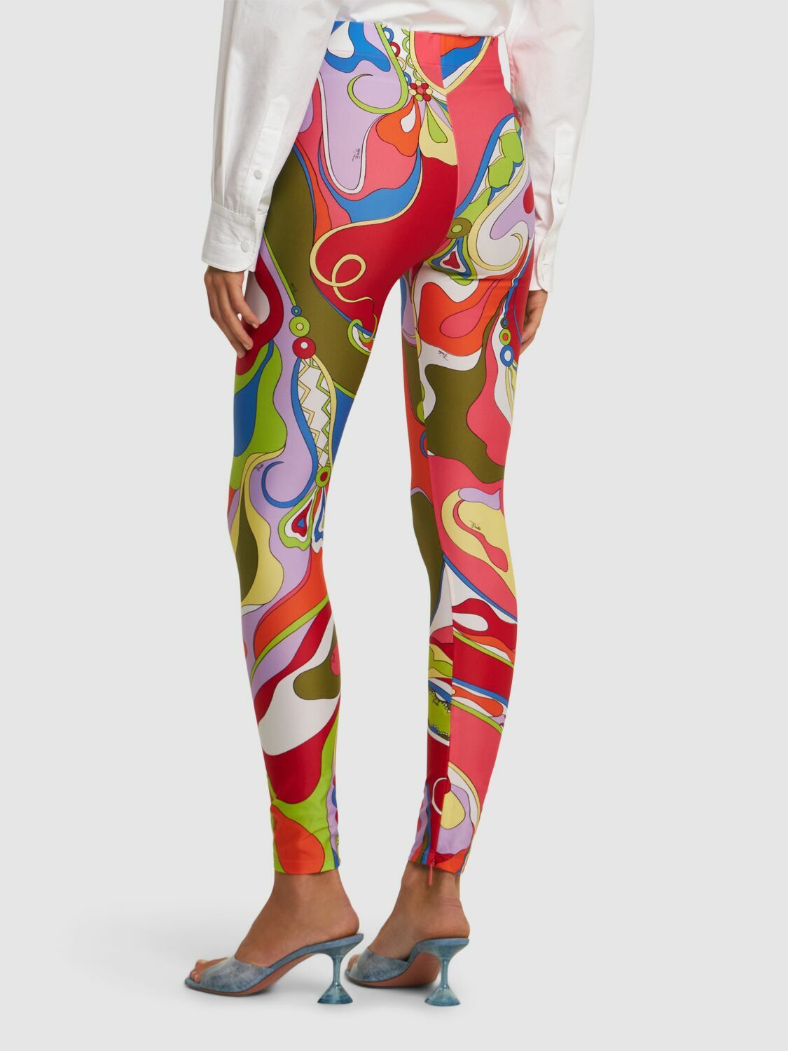 ボトムスその他 Emilio Pucci Jacquard patterned leggings (3RKT053R955 A63) Pucci - High-rise printed leggings Emilio Pucci