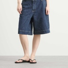 Damson Madder Women's Annie Denim Shorts in Indigo