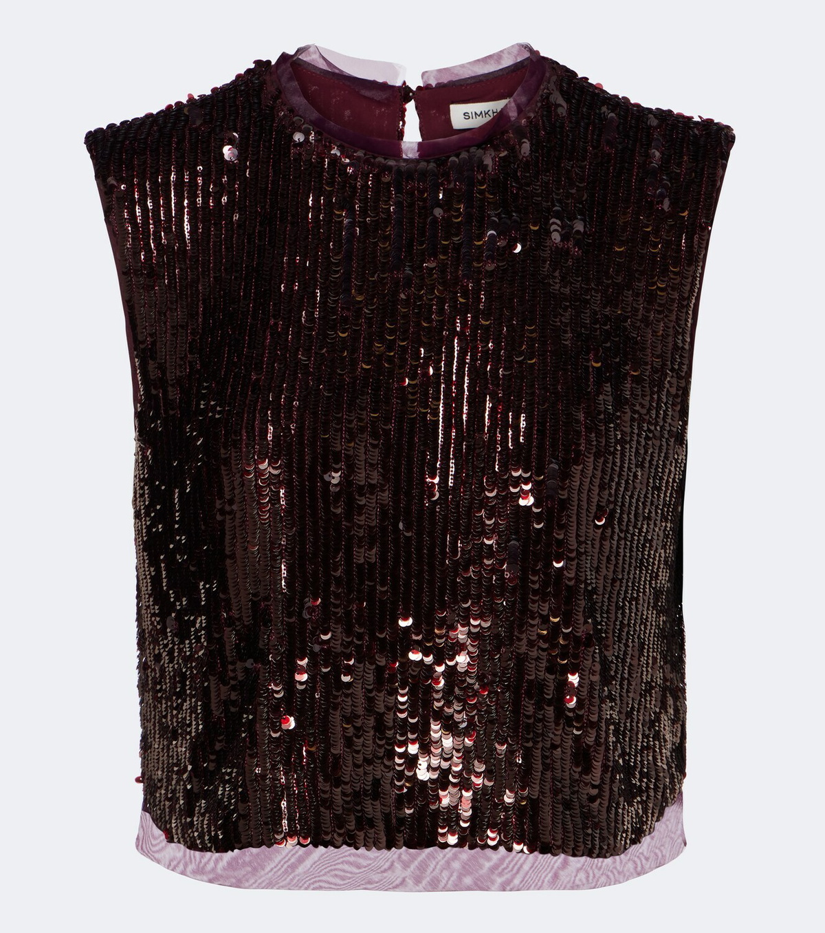 Simkhai Cydia sequined top