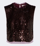 Simkhai Cydia sequined top