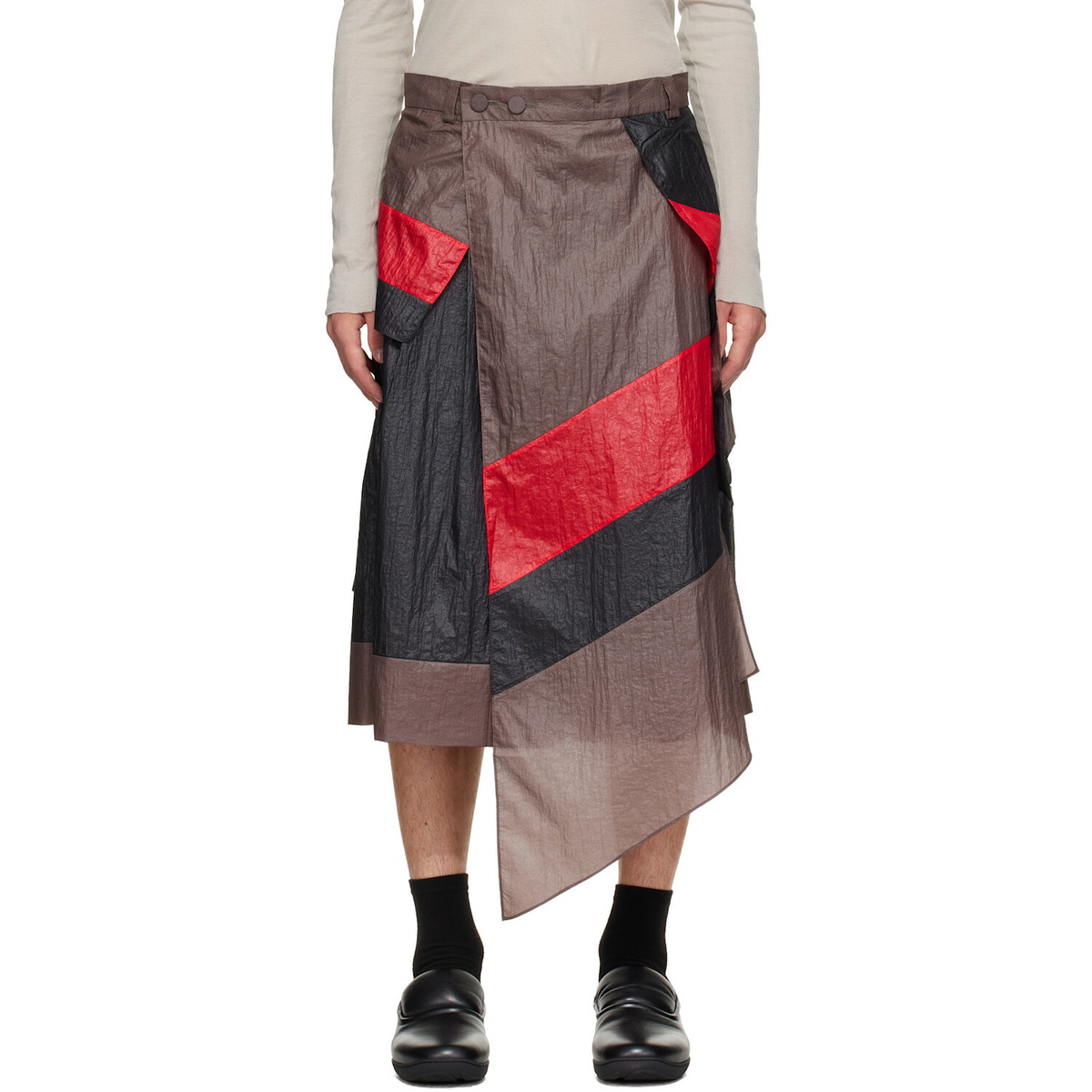 Kiko Kostadinov Black Orma Reversible Trousers Kiko Kostadinov