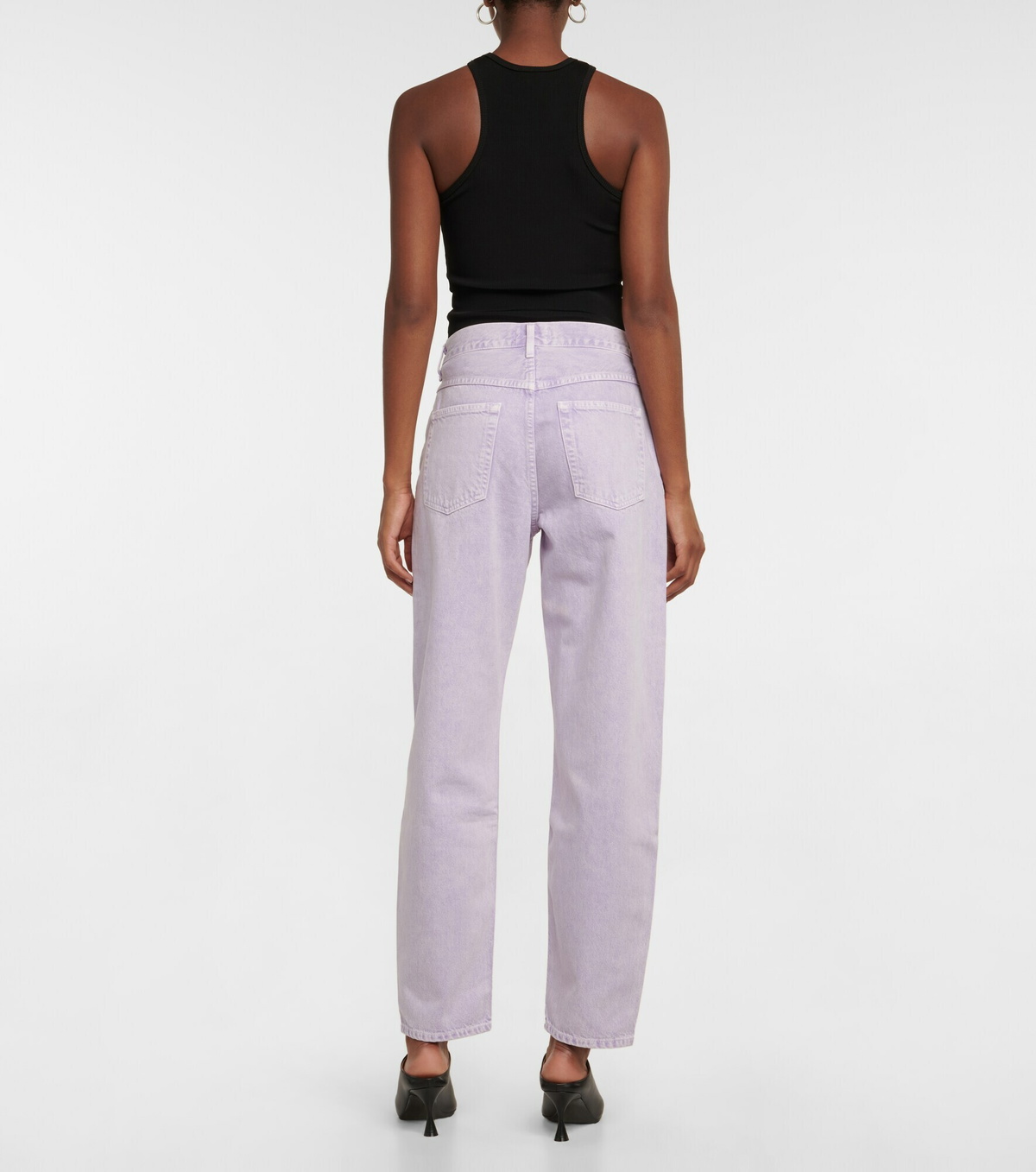 Agolde - Tapered Baggy high-rise jeans
