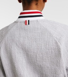 Thom Browne Cotton-blend bomber jacket