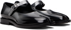 Maison Margiela Black & Silver Mary Jane Loafers