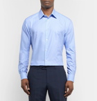 Ermenegildo Zegna - Light-Blue Slim-Fit Cotton Shirt - Light blue