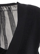 Sacai Knit Panel Midi Dress