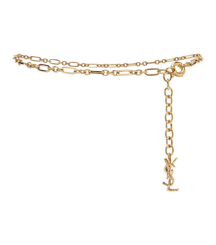Photo: Saint Laurent Cassandre chain belt