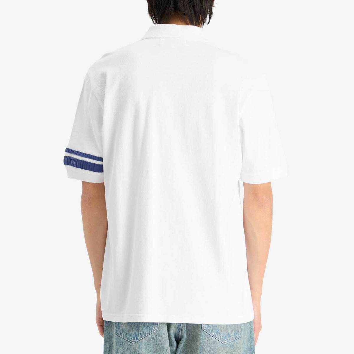 Palmes Men's Global Pique Polo Shirt in White