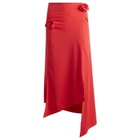 Coperni Women's FLOWER MIDI SKIRT in Red