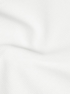 Thom Browne - Striped Cotton-Piqué T-Shirt - White