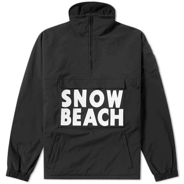 Photo: Polo Ralph Lauren Half Zip Smock Jacket 'Snow Beach'
