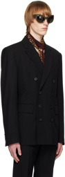 Dries Van Noten Black Fitted Blazer