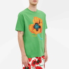 KENZO Paris Men's Kenzo Floral Print T-Shirt in Grass Green