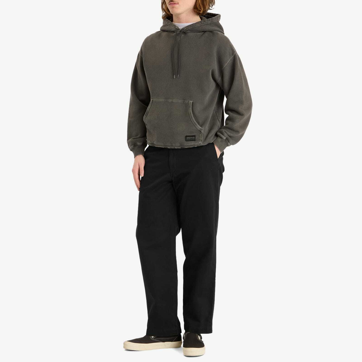 Neighborhood Men's Pigment Dyed Hoodie in Black Neighborhood