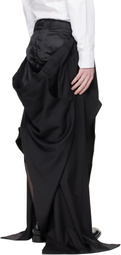HODAKOVA Black Dropped Maxi Skirt