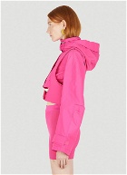 La Parka Fresa Cropped Jacket in Pink