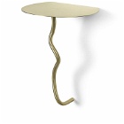Ferm Living Curvature Wall Table in Brass