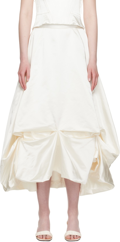 Photo: Wed SSENSE Bridal Capsule Lola Maxi Skirt