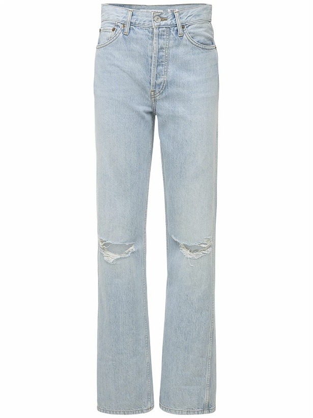 Photo: RE/DONE - 90s High-rise Distressed Loose Jeans