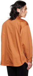 DRAE SSENSE Exclusively Orange Button Shirt