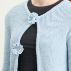 Kijun Women's Double Corsage Cardigan in Sky Blue