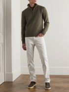 Loro Piana - Cashmere Half-Zip Sweater - Green