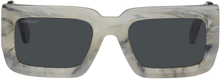 Photo: Off-White Gray Boston Sunglasses