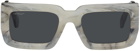 Off-White Gray Boston Sunglasses