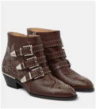 Chloé Susan studded leather ankle boots