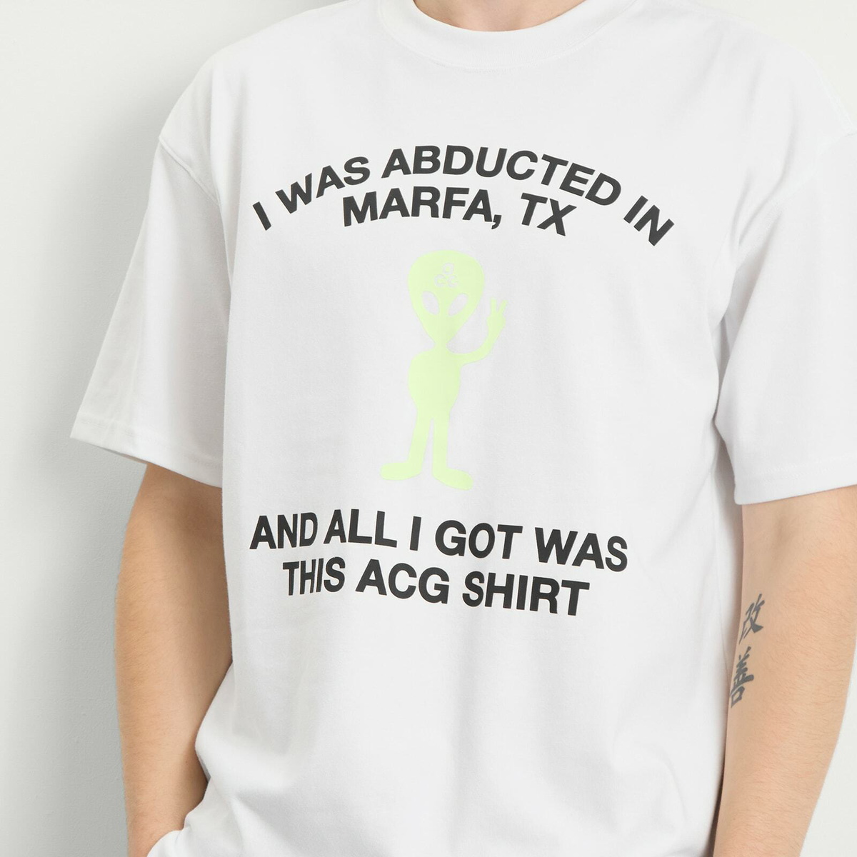 Nike Men's ACG Alien T-Shirt in Summit White