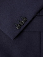 LOEWE - Double-Breasted Wool-Twill Suit Jacket - Blue