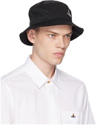 Vivienne Westwood Black Orb Bucket Hat