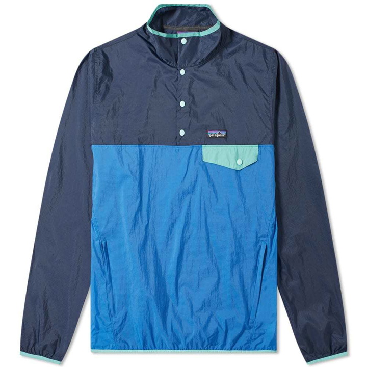 Photo: Patagonia Houdini Snap-T Pullover Jacket Port Blue