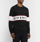 Givenchy - Logo-Intarsia Wool Sweater - Black