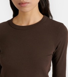 Slvrlake Baby cropped cotton jersey T-shirt